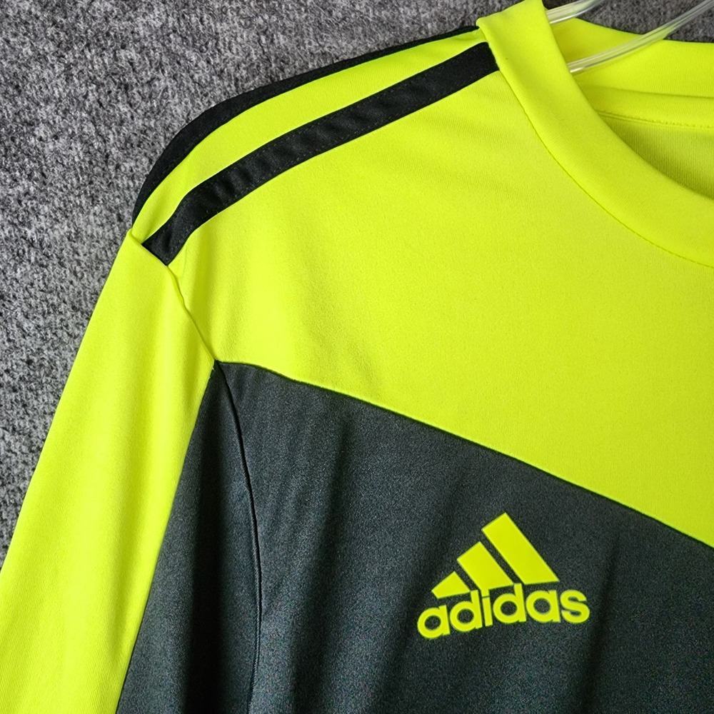 Adidas Goalkeeper Jersey Mens S Aeroready Yellow Black Padded Soccer EUC - Picture 4 of 8